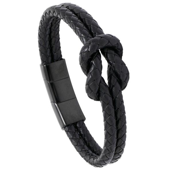 charm bracelets braided leather bracelet stainless steel three-section magnet buckle men's, Golden;silver
charm bracelets braided leather bracelet stainless steel three-section magnet buckle men's, Golden;silver