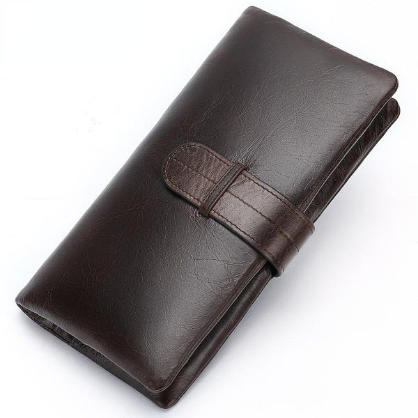 wallets brand genuine leather men's wallet 2021 fashion vintage large long male wristlet clutch bag money purse card holder coin pocket, Red;black
wallets brand genuine leather men's wallet 2021 fashion vintage large long male wristlet clutch bag money purse card holder coin pocket, Red;black