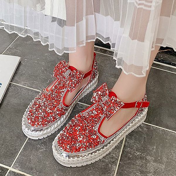 2020 summer shoes platform sandals bling flat on platform shoes women crystal bowtie sandal glitter casual shoes plus size 8342n, Black
2020 summer shoes platform sandals bling flat on platform shoes women crystal bowtie sandal glitter casual shoes plus size 8342n, Black