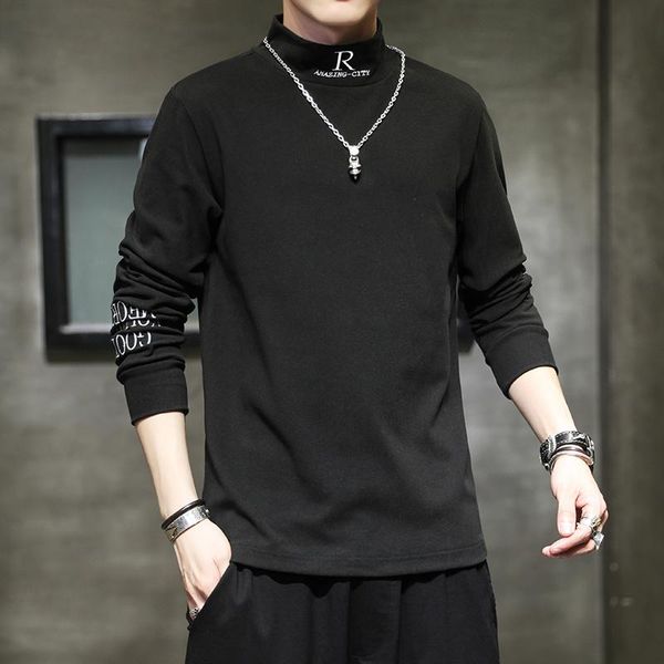 men's sweaters high neck sweater autumn and winter korean version trend personalized inner tie coat knitted bottomed shirt wear, White;black
men's sweaters high neck sweater autumn and winter korean version trend personalized inner tie coat knitted bottomed shirt wear, White;black