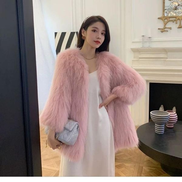 women's fur & faux coat middle long autumn and winter 2021 imitation woven raccoon hair korean version young, Black
women's fur & faux coat middle long autumn and winter 2021 imitation woven raccoon hair korean version young, Black