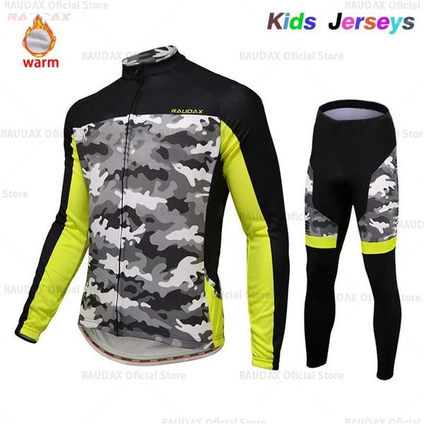 racing sets 2021 kids winter thermal fleece cycling jerseys suit camouflage boys long sleeve mtb bicycle bike clothes clothing set1, Black;blue
racing sets 2021 kids winter thermal fleece cycling jerseys suit camouflage boys long sleeve mtb bicycle bike clothes clothing set1, Black;blue