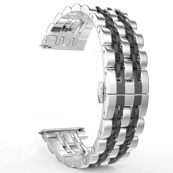 watch bands 20mm 22mm stainless steel bracelet band for samsung galaxy 46mm 42mm bands/active 40mm gears3/s2 classic forntier strap, Black;brown
watch bands 20mm 22mm stainless steel bracelet band for samsung galaxy 46mm 42mm bands/active 40mm gears3/s2 classic forntier strap, Black;brown