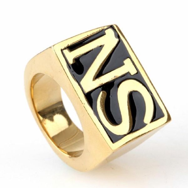 cluster rings ns rock roll golden tone carved letter 316l stainless steel boys mens ring, Golden;silver
cluster rings ns rock roll golden tone carved letter 316l stainless steel boys mens ring, Golden;silver