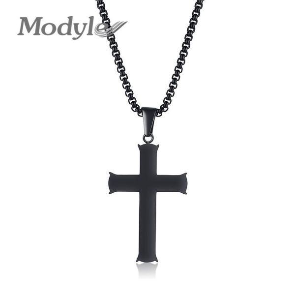 pendant necklaces modyle black vintage gothic stainless steel cross pendants necklace cool street style for men women punk jewelry, Silver
pendant necklaces modyle black vintage gothic stainless steel cross pendants necklace cool street style for men women punk jewelry, Silver