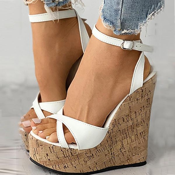 sandals bonjomarisa 2021 ladies platform high heels wedges buckle strap women summer thick bottom shoes woman, Black
sandals bonjomarisa 2021 ladies platform high heels wedges buckle strap women summer thick bottom shoes woman, Black