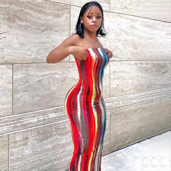striped printed sleeveless tube womens dresses sim fit off shoulder bodycon long, Black;gray
striped printed sleeveless tube womens dresses sim fit off shoulder bodycon long, Black;gray