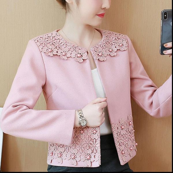 womens jackets 2021 fashion pink lace beding coat women long sleeve plus size autumn jacket women coats and jackets women b887, Black;brown
womens jackets 2021 fashion pink lace beding coat women long sleeve plus size autumn jacket women coats and jackets women b887, Black;brown