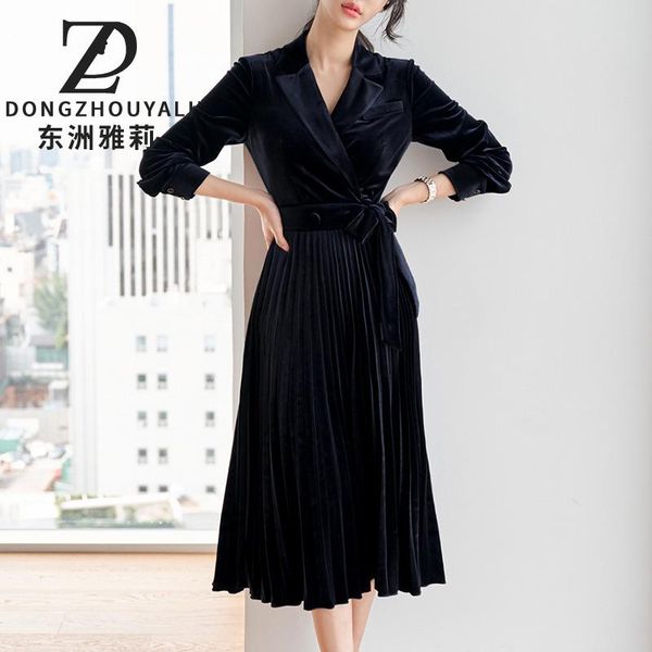 dongzhou yali temperament elegant women cultivate morality suit collar dress new winter pleated d94 - l9516, Black;gray
dongzhou yali temperament elegant women cultivate morality suit collar dress new winter pleated d94 - l9516, Black;gray