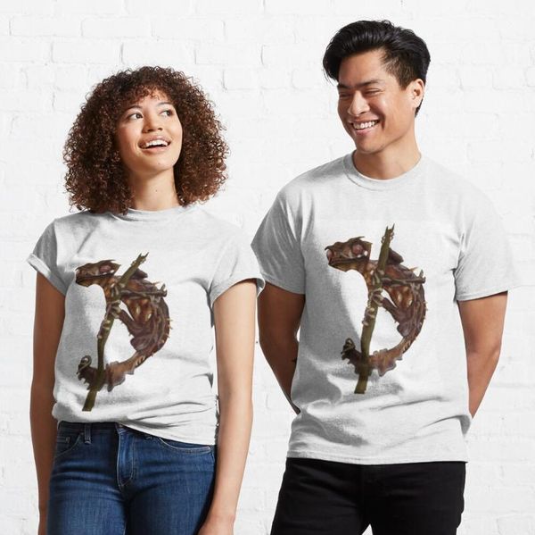 women's t-shirt t shirt women red satanic leaf-tailed gecko classic, White