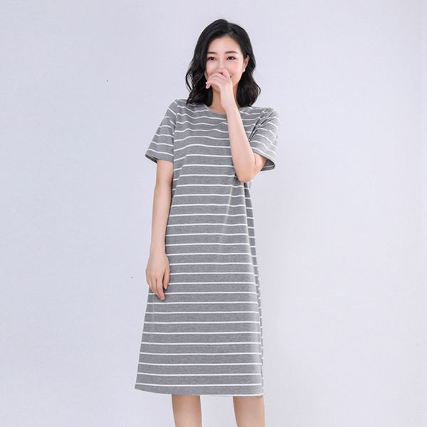 2021 New Summer Cotton Nightgowns for Women Stripe Short Sleeve Sleepshirt Sleepwear Homewear CK1R, White
2021 New Summer Cotton Nightgowns for Women Stripe Short Sleeve Sleepshirt Sleepwear Homewear CK1R, White