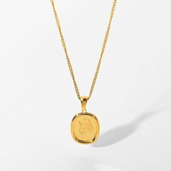 pendant necklaces creative designs sketch body neckalce for women 18k gold plated stainless steel choker jewelry, Silver
pendant necklaces creative designs sketch body neckalce for women 18k gold plated stainless steel choker jewelry, Silver