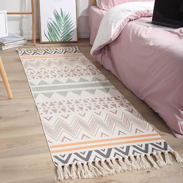 carpets cotton and linen tassel woven rectangular carpet floor mat living room foyer bedroom wall decoration tapestry
carpets cotton and linen tassel woven rectangular carpet floor mat living room foyer bedroom wall decoration tapestry