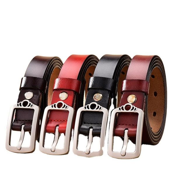 belts elegzo genuine women's leather belt fashion jeans female leisure pin buckle cattle selling waistband, Black;brown
belts elegzo genuine women's leather belt fashion jeans female leisure pin buckle cattle selling waistband, Black;brown