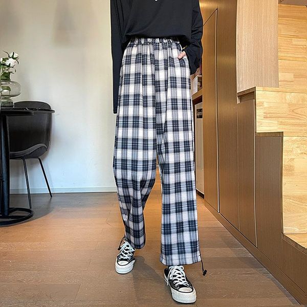 women's pants & capris real s casual harem high waist plaid korean style, Black;white
women's pants & capris real s casual harem high waist plaid korean style, Black;white