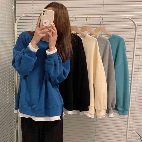 autumn winter women sweatshirts harajuku pullovers fake two pieces split oversized korean lady ss3729, Black
autumn winter women sweatshirts harajuku pullovers fake two pieces split oversized korean lady ss3729, Black