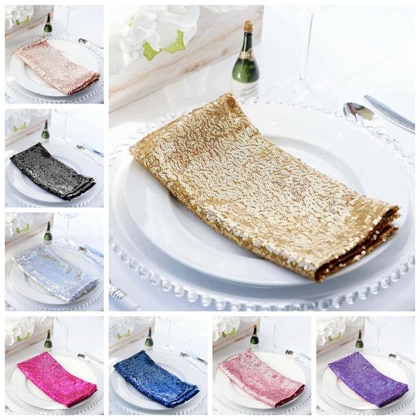 table napkin glitter sequin linen wedding cloth napkins for banquet event decoration home party
table napkin glitter sequin linen wedding cloth napkins for banquet event decoration home party