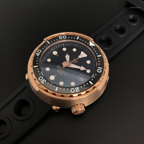 germany import tin bronze c3 luminous ceramic insert nh35 automatic 300m dive tuna mechanical watch wristwatches, Slivery;brown
germany import tin bronze c3 luminous ceramic insert nh35 automatic 300m dive tuna mechanical watch wristwatches, Slivery;brown