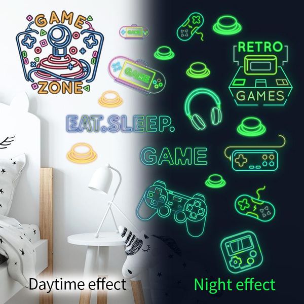 wall stickers punk retro game luminous bedroom decoration fluorescent decals painting glow in the dark home decor
wall stickers punk retro game luminous bedroom decoration fluorescent decals painting glow in the dark home decor