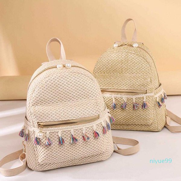 women straw backpack fashion tassel shoulder bag for girl large capacity backpack travel beach bags
women straw backpack fashion tassel shoulder bag for girl large capacity backpack travel beach bags