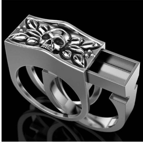 cluster rings men's fashion skull set motorcycle party steampunk secret cinerary casket compartment memorial anniversary ring jewelry, Golden;silver
cluster rings men's fashion skull set motorcycle party steampunk secret cinerary casket compartment memorial anniversary ring jewelry, Golden;silver