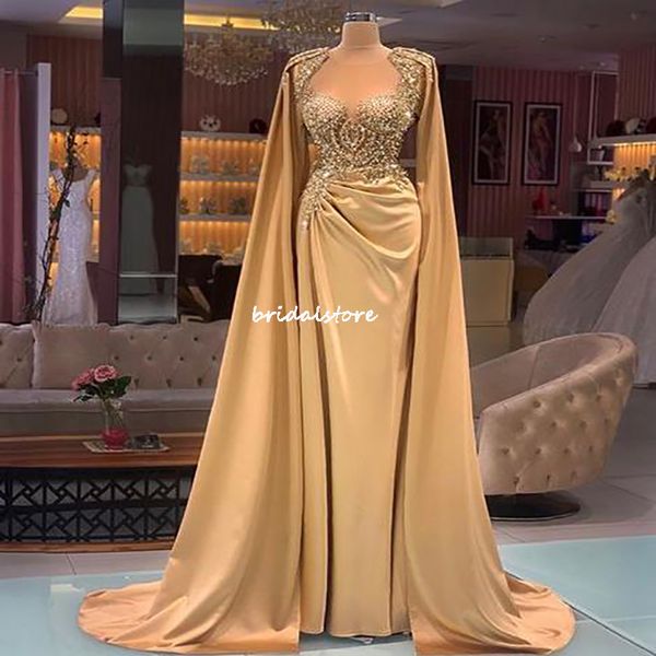 luxury arabic dubai evening dress with cape sleeves sheer neck mermaid african prom dresses 2022 with beaded pearls gold party gowns abaya f, Black;red
luxury arabic dubai evening dress with cape sleeves sheer neck mermaid african prom dresses 2022 with beaded pearls gold party gowns abaya f, Black;red