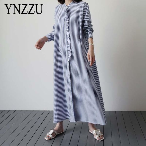 casual dresses women long blouse dress stripe print sleeve female 2021 spring summer loose chic robe shirt femme ynzzu yd329, Black;gray
casual dresses women long blouse dress stripe print sleeve female 2021 spring summer loose chic robe shirt femme ynzzu yd329, Black;gray