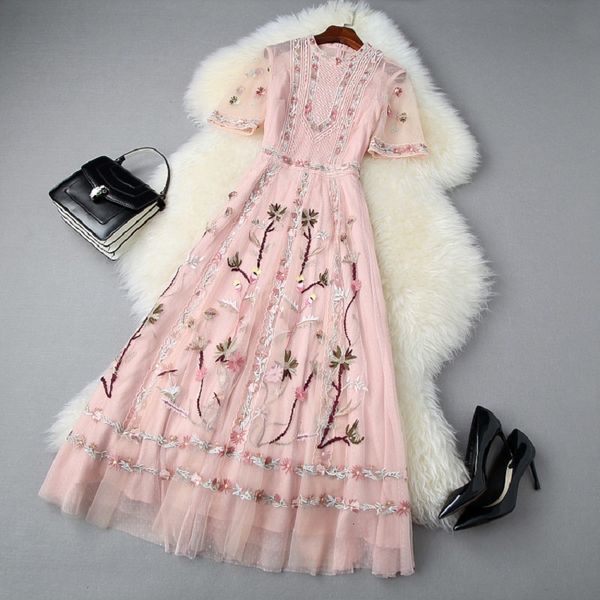 2021 new short sleeve summer gauze long women's embroidered girl's club holiday thin party dress mm79, Black;gray
2021 new short sleeve summer gauze long women's embroidered girl's club holiday thin party dress mm79, Black;gray