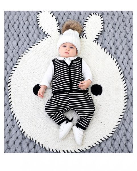 pullover baby boy knitted clothes set infant knit striped vest and pants children knitwear clothing autumn winter fashion outfits, Blue
pullover baby boy knitted clothes set infant knit striped vest and pants children knitwear clothing autumn winter fashion outfits, Blue