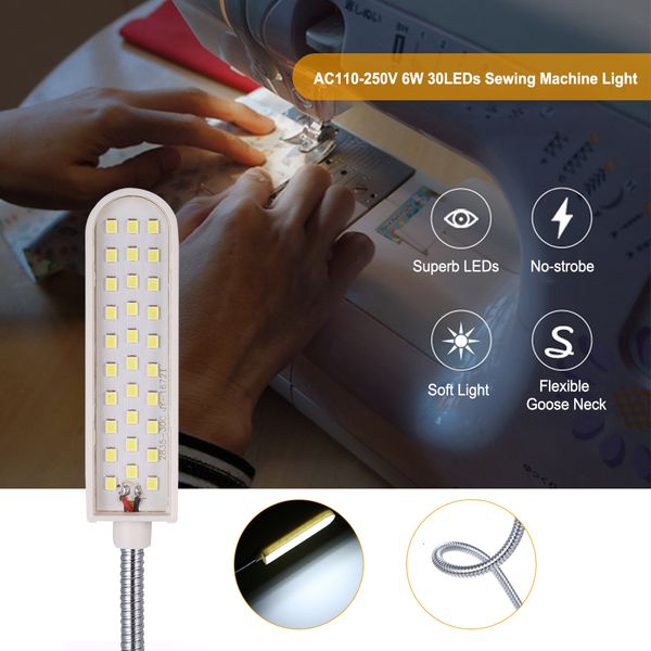 2021 new 6w 30leds super shiny sewing machine multifunctional bulb flexible workbench light fixture press drill ywql
2021 new 6w 30leds super shiny sewing machine multifunctional bulb flexible workbench light fixture press drill ywql