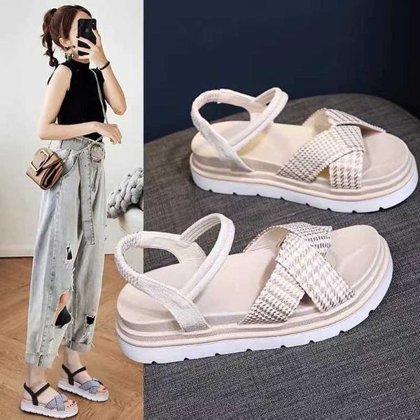 sandals ladies 2021 summer round head trifle sole fashion all-match comfortable thick-soled trendy beach shoes, Black
sandals ladies 2021 summer round head trifle sole fashion all-match comfortable thick-soled trendy beach shoes, Black