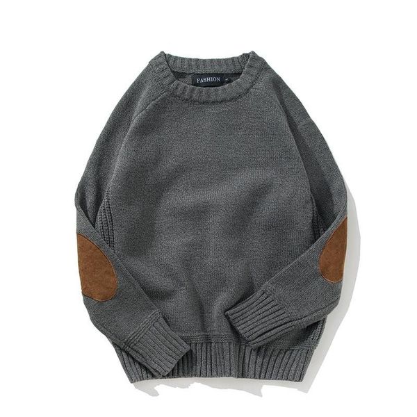 men's sweaters pullover mens college style patch color contrast and thickened round neck sweater male fashion thick wool knitwear, White;black
men's sweaters pullover mens college style patch color contrast and thickened round neck sweater male fashion thick wool knitwear, White;black