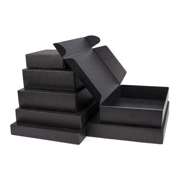 5pcs/black gift box 3-layer corrugated paper packaging transportation postal carton supports customized size and printed logo
5pcs/black gift box 3-layer corrugated paper packaging transportation postal carton supports customized size and printed logo