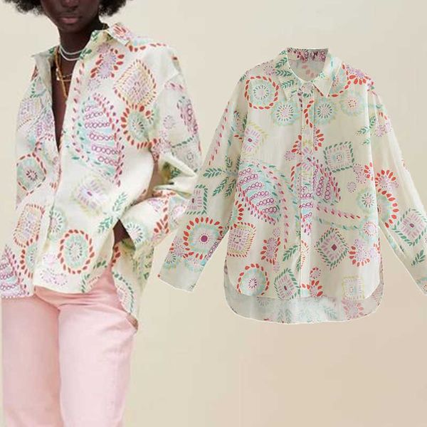 shirt za fashion retro printing lapel single-breasted spring women casual chic street youth student 210601, White
shirt za fashion retro printing lapel single-breasted spring women casual chic street youth student 210601, White