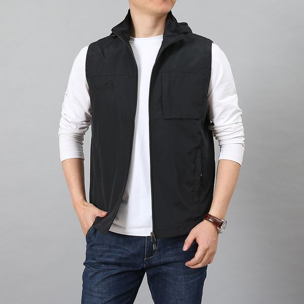 2021 new casual males will see big 7xl size manless multi-pocket male travel outdoors p fishing vest with lid 077b, Black;white
2021 new casual males will see big 7xl size manless multi-pocket male travel outdoors p fishing vest with lid 077b, Black;white