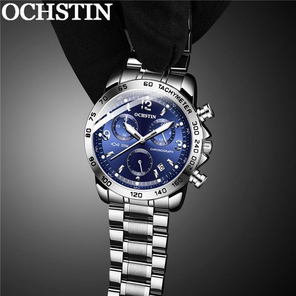 wristwatches ochstin fashion man wristwatch chronograph auto date sport men watch military stainless steel male clock 6123, Slivery;brown
wristwatches ochstin fashion man wristwatch chronograph auto date sport men watch military stainless steel male clock 6123, Slivery;brown