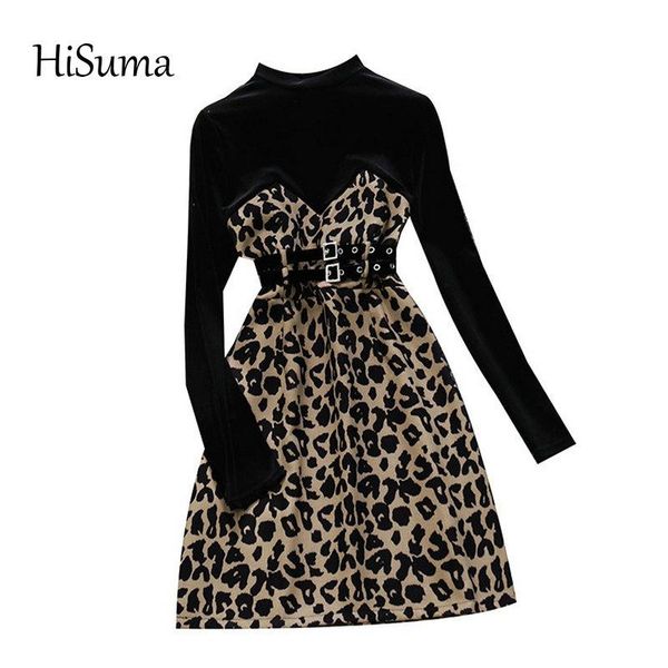 casual dresses 2021 winter women half high collar long sleeve retro leopard velvet + woolen fairy dress female elegant a-line, Black;gray
casual dresses 2021 winter women half high collar long sleeve retro leopard velvet + woolen fairy dress female elegant a-line, Black;gray