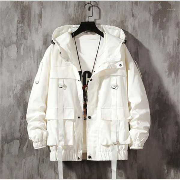 men's jackets spring autumn jacket casual personality hooded shirt hip-hop tooling clothes, Black;brown
men's jackets spring autumn jacket casual personality hooded shirt hip-hop tooling clothes, Black;brown