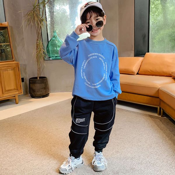 clothes 2021 spring new children's boys letter printed sweater leisure sports suit two piece set, White
clothes 2021 spring new children's boys letter printed sweater leisure sports suit two piece set, White