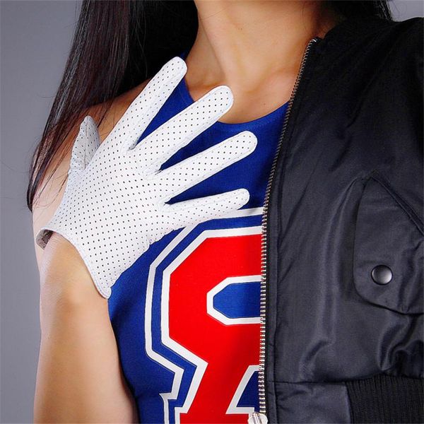 five fingers gloves real leather touchscreen women' glove 16cm ultra short pure sheepskin female touch white mesh sports golf women de, Blue;gray
five fingers gloves real leather touchscreen women' glove 16cm ultra short pure sheepskin female touch white mesh sports golf women de, Blue;gray