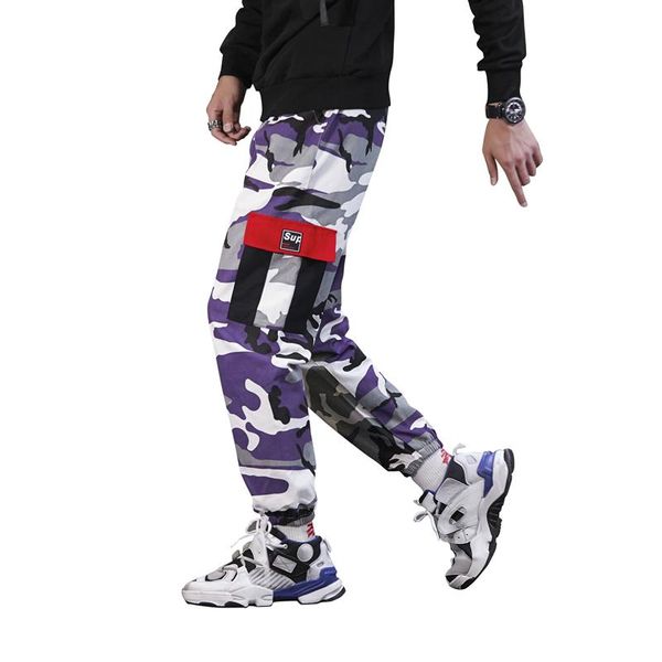 men's pants 2021 camouflage cargo men 's fashion pocket harem ankle banded slacks color matching ankle-length, Black
men's pants 2021 camouflage cargo men 's fashion pocket harem ankle banded slacks color matching ankle-length, Black