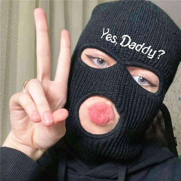 fashion embroidered letters yes daddy ski face mask balaclava beanies personality warm winter party hats for women gifts, Blue;gray
fashion embroidered letters yes daddy ski face mask balaclava beanies personality warm winter party hats for women gifts, Blue;gray