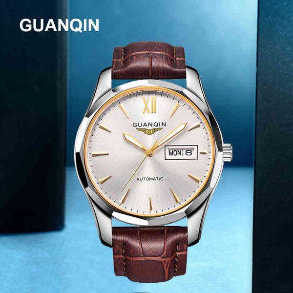 2021 new guanqin design sapphire waterproof men automatic watches japan nh36 movement mechanical polar montre homme, Slivery;brown
2021 new guanqin design sapphire waterproof men automatic watches japan nh36 movement mechanical polar montre homme, Slivery;brown