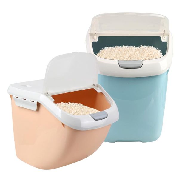 storage bottles & jars sealed moisture-proof grain container rice box anti-oxidation mildew 6/10/15kg pet food
storage bottles & jars sealed moisture-proof grain container rice box anti-oxidation mildew 6/10/15kg pet food
