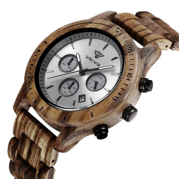 wristwatches vicvs men's wooden watch analog quartz movement dress elegant wrist reloj hombre, Slivery;brown
wristwatches vicvs men's wooden watch analog quartz movement dress elegant wrist reloj hombre, Slivery;brown