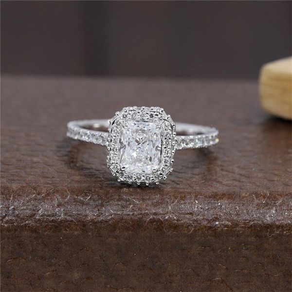 cluster rings randh 14k white solid gold radiant cut 1.0ct 7*5mm moissanite ring for women half band art deco bridal women's weddin, Golden;silver
cluster rings randh 14k white solid gold radiant cut 1.0ct 7*5mm moissanite ring for women half band art deco bridal women's weddin, Golden;silver