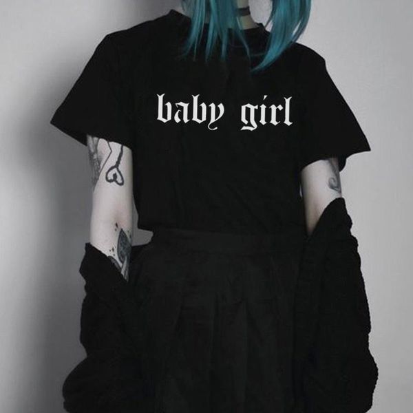 women's t-shirt baby girl gothic dark streetwear graphic summer short sleeve tees harajuku egirl aesthetic korean style, White
women's t-shirt baby girl gothic dark streetwear graphic summer short sleeve tees harajuku egirl aesthetic korean style, White