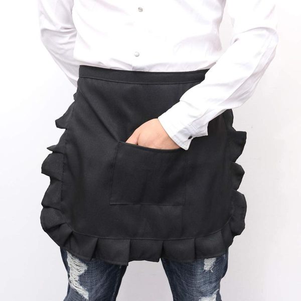 aprons 1pcs kitchen apron lace bib maid costume half waist with pocket party favors for women waitress ( black / white )
aprons 1pcs kitchen apron lace bib maid costume half waist with pocket party favors for women waitress ( black / white )