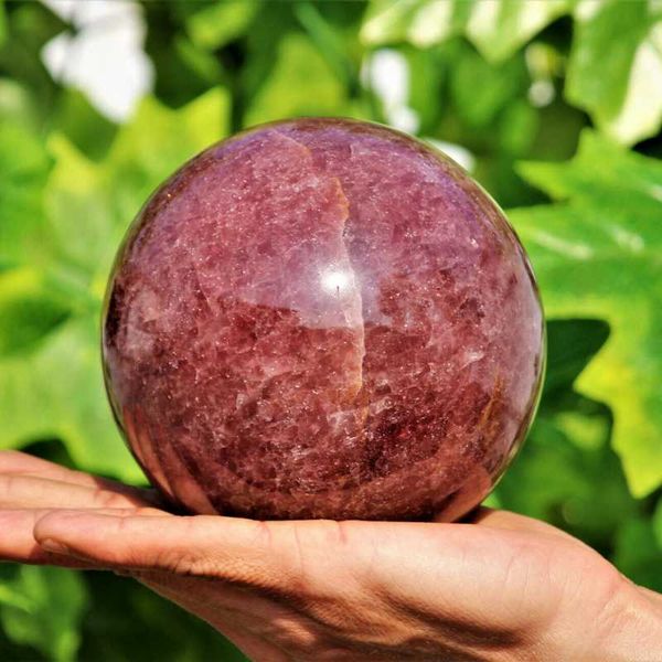 decorative objects & figurines natural and exquisite large real strawberry crystal therapeutic energy halo sphere
decorative objects & figurines natural and exquisite large real strawberry crystal therapeutic energy halo sphere