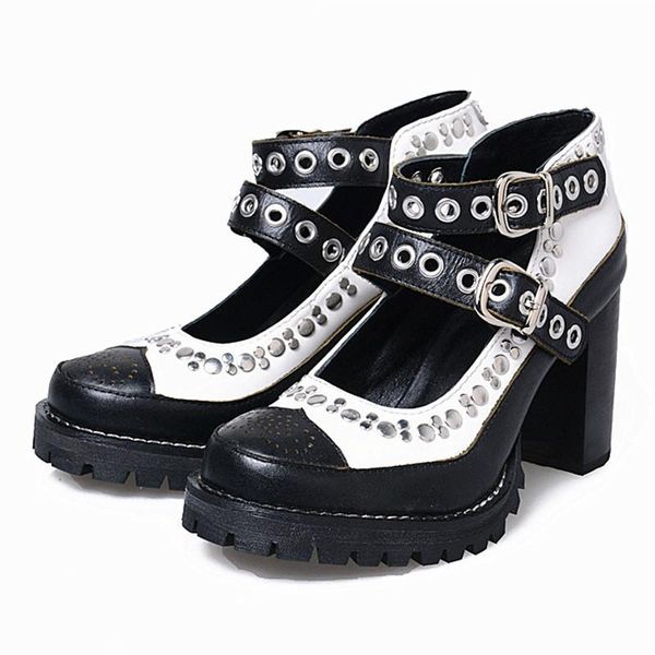 dress shoes mixed color women summer boots rivets studded stiletto straps platform pumps chunky high heels valentine, Black
dress shoes mixed color women summer boots rivets studded stiletto straps platform pumps chunky high heels valentine, Black